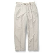 Men's Cuffed Pleat-Front Linen-Blend Pants