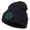Navy, variant on Four Leaf Irish Clover Embroidered Long Beanie - White OSFM