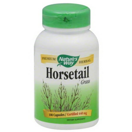 Nature's Way: Horsetail Grass 440mg Capsules Dietary Supplement, 100 Ct
