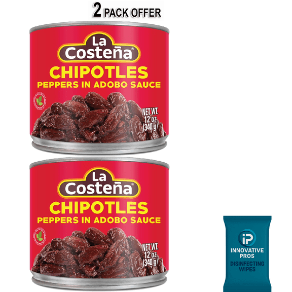 La Costeña Chipotle Peppers in Adobo Sauce, 12 oz