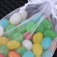 thumbnail image 3 of FUTUREORYY 100Pack Organza Present Bags Drawstring Pouch Organza White Wedding Bag, 3 of 7