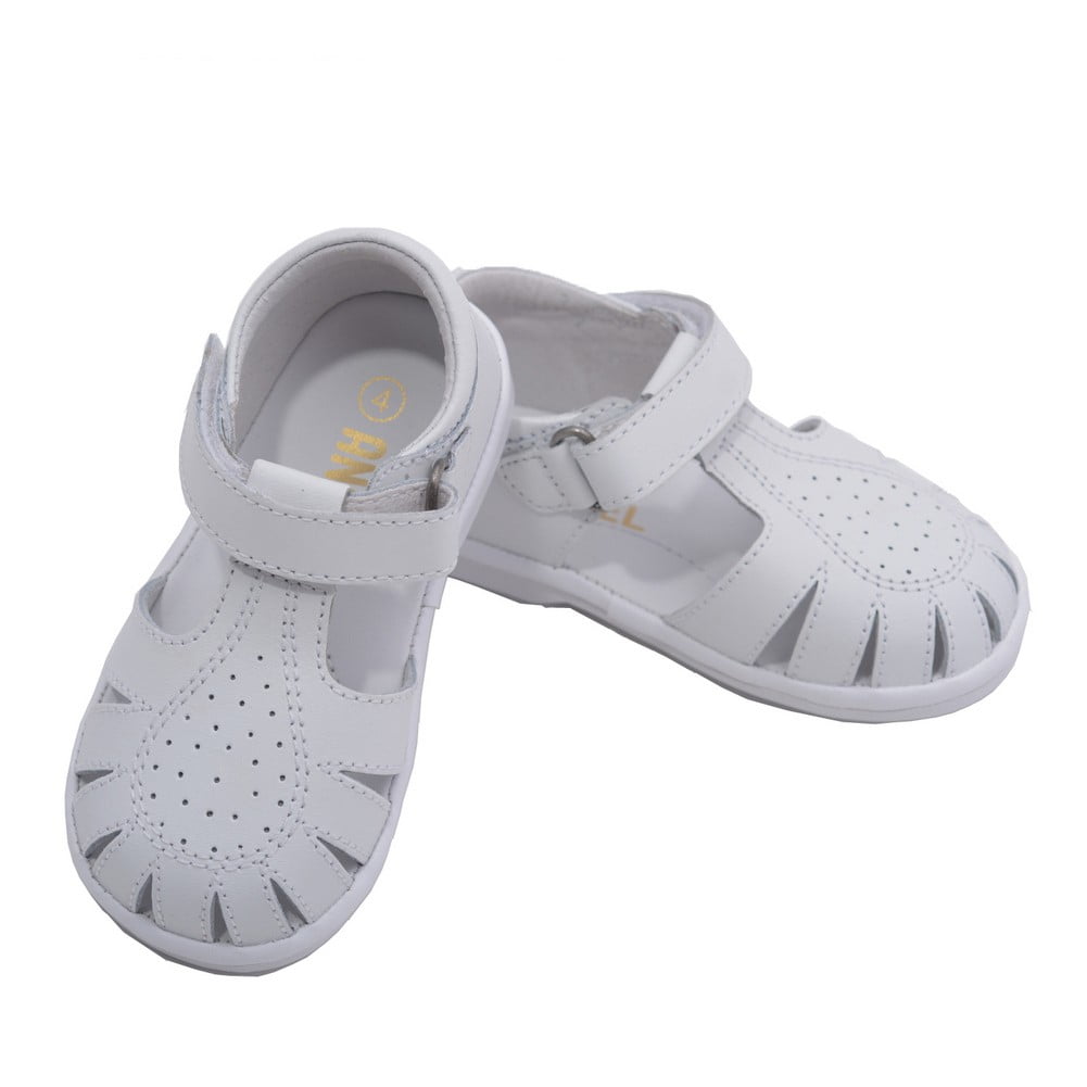 boys white sandals