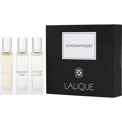Lalique Variety By Lalique 3 Piece Variety With L Amour Satine Amethyst Eclat And All Are 0 5 Oz Walmart Com