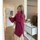 thumbnail image 1 of Suéteres para mujer, holgados, cómodos, informales, elegantes, lisos, combinables, ropa de calle, moda de oficina, estilo coreano, sencillo, estilo Normcore, primavera chic, 1 of 6