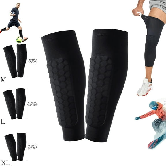 Frost Armours Ski Shields,Shin Defender Shin Guards,Ski Shin Protection With Honeycomb Pads,Long Breathable Elastic Ski Shin Pads,Breathable Calf Protection Cover