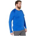 thumbnail image 2 of Nike Big & Tall Pro Top Long Sleeve Slim Game Royal/Black, 2 of 3
