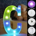 thumbnail image 2 of Colorful Light Up Letters, Silver LED Marquee Letter Lights Battery Operated,16 Colors Glitter Alphabet Letter Sign for Girls Birthday Party Wedding Bedroom Decoration, Letter X, 2 of 5