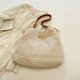 thumbnail image 4 of Bolso Mano Ahuecado para Mujer Bolso Hombro Ganchillo Bolso Al Aire Libre (Beige), 4 of 8