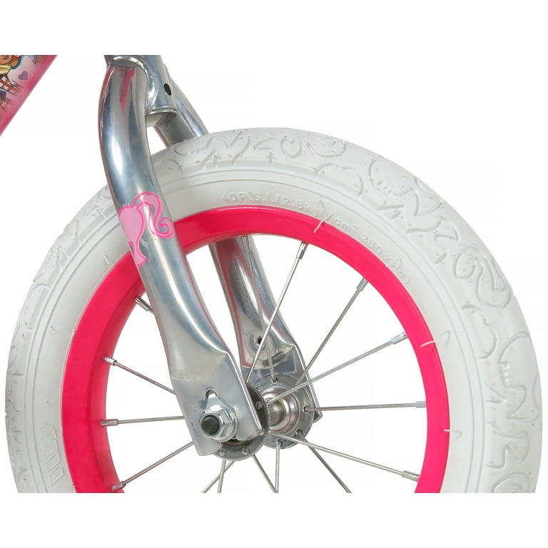 Dynacraft Barbie 12-inch Girls BMX Bike with Training Wheels