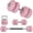 Pink, variant on 3-in-1 Adjustable Dumbbell Set 13/18/22/35LB - Soft Shell Weight Set Converts to Barbell & Kettlebell with Connector, -in-1  Gym Strength  Equipment for Men & Women
