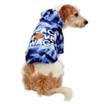 thumbnail image 3 of Best Friends "Peace, Love, Wags" Dog Hoodie -Blue Tie-Dye, Small, 3 of 9