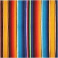 thumbnail image 4 of Colorful Mexican Stripes Square Tablecloth Mexican Blanket Stripes Tablecloth Table Cover - Waterproof Spill Proof Wrinkle Free for Camping Picnic,Dinner Square Tablecloth 52 * 52IN, 4 of 6