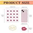 thumbnail image 2 of 128Pcs Red Lips Planner Stickers Helmet Sticker Decals Self-Adhesive Waterproof Sticker Round Dot Cartoon Decal Bulk Stickers for Scrapbooking Calendar Water Bottles Laptop Cup Diary 2.5cm, 2 of 9