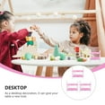 thumbnail image 4 of OULII 3pcs Miniature Bedroom Furniture Mini House Furniture Plastic Random Color for Collection Display, 4 of 6