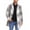 B-brown Plaid, variant on Men's Classic Wool Blend Peacoat - Winter Trench Style, Notched Lapel, Single Breasted with Pockets