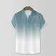 thumbnail image 2 of Camisas de Manga Larga para Hombres Moda Casual Impresión Cuello de Vuelta Blusa Transpirable para Diario Y de Negocios, 2 of 6