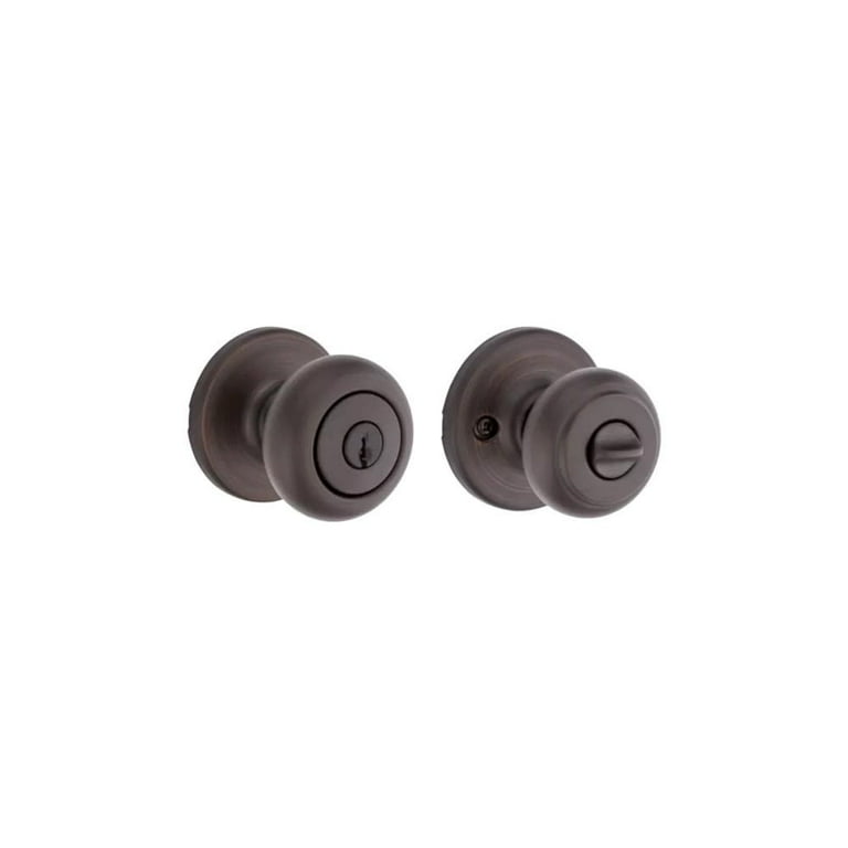 Kwikset Polo Venetian Bronze Entry Knob and Single Cylinder Deadbolt ANSI/BHMA Grade 3 1-3/4 in. Kwikset Polo Venetian Bronze Entry Knob and Single Cylinder Deadbolt ANSI/BHMA Grade 3 1-3/4 in.