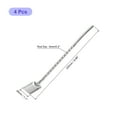 thumbnail image 2 of Unique Bargains 4Pack 8.9' Stainless Steel Spoon Straw Reusable Long Handle Straw Spoon, Silver, 2 of 6