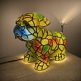 thumbnail image 3 of Corgi Dog Art Night Light - French Style Stained Resin Tabletop LED Lamp for Vintage Animal Home Decor and Cute Pet Table Display, 3 of 4