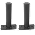 thumbnail image 3 of Steel Barbell Holder, Stable Weight Plate Rack Rubber Pads Clever Design  for Gym for Fitness Enthusiast, 3 of 8