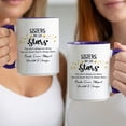 thumbnail image 3 of Customizaholic Personalized Sisters Are Like Stars Mug – Custom Names Sister Gift Coffee Mug, 3 of 5