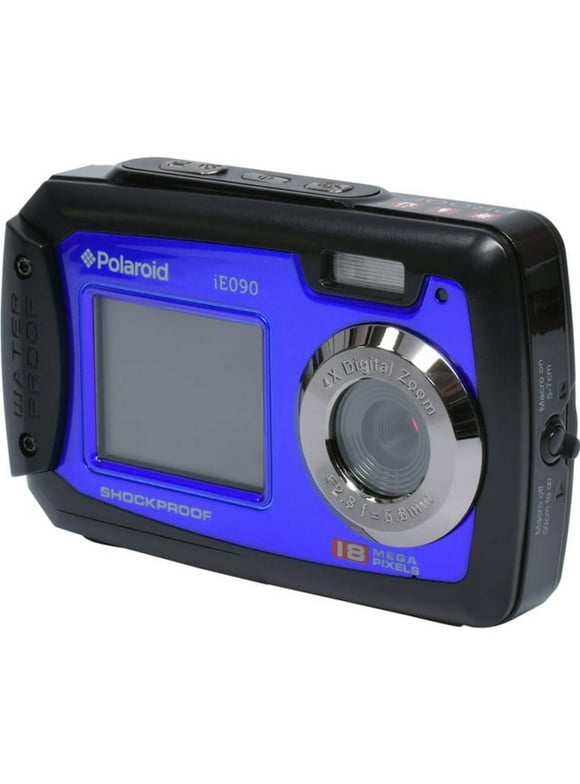 Polaroid IE090-BLU-BOX-PR 18MP DigCam wth 2.8"+1.8" TFT