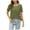 Green, variant on Womens T-Shirts Summer Casual Crewneck Short Sleeve Striped Color Block Loose Tee Tops for Women