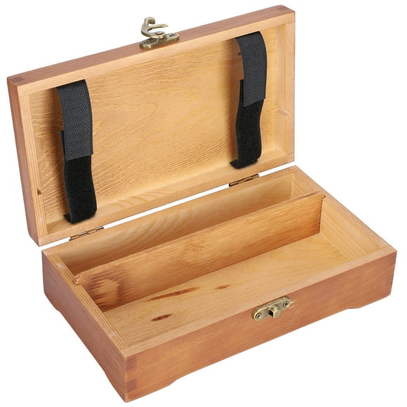 Wooden Storage Box, Wooden Box, Portable Wooden Tool Box Small Storage Box For Sketch Set Stationery Jewelry Makeup