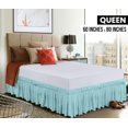thumbnail image 2 of Skirt Utopia Bedding Elastic Queen Microfiber Spa Blue, 2 of 6