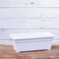 thumbnail image 2 of Novedad Manufacturing Co Nov26272 Novedad Countryside Macetero Para Patio De 12 X 28, 3 Gal, Color Blanco, 2 of 5