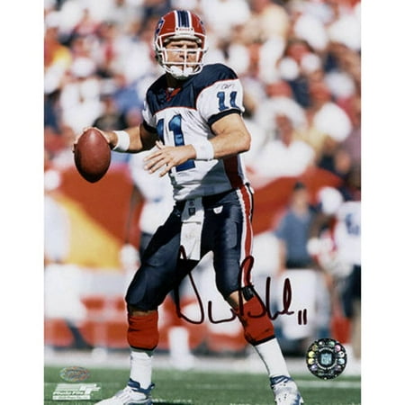 NFL - Drew Bledsoe Buffalo Bills - White1 - 8x10 Autographed Photograph