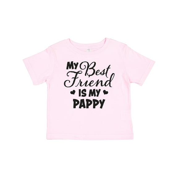 Inktastic My Best Friend is My Pappy with Hearts Boys or Girls Baby T-Shirt