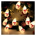 thumbnail image 1 of Santa Head Rope Lights Christmas Led Lights Santa Claus Led Lights Festive Waterproof Hanging Decor for Weddings Parties Home, 1 of 5