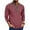 Wine, variant on Timoontee Men's Henley Shirts Fall Winter Trendy Casual Tops Long Sleeve Quarter Button Pullover Blouses Loose Solid Workout Tops Black XXL