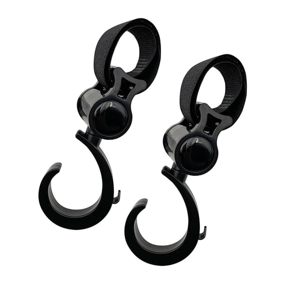 Baby Strollers Hook for Diaper Bags Groceries and More 360 Rotary Infants Cart Organiser Pushchair Hanger Decor