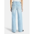 thumbnail image 3 of No Boundaries Baggy Carpenter Wide Leg Jeans, 32” Inseam, Women’s Sizes 00-20, 3 of 5