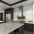 thumbnail image 4 of ZLINE 30 in. Wall Mount Range Hood in Stainless Steel & Glass with Crown Molding (KZCRN-30), 4 of 5