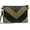 Black & Gold, variant on Oversized Clutch Bag Purse Women PU Leather Crossbody Shoulder Bags Studded Wristlet Handbag Rivet Envelope Clutches