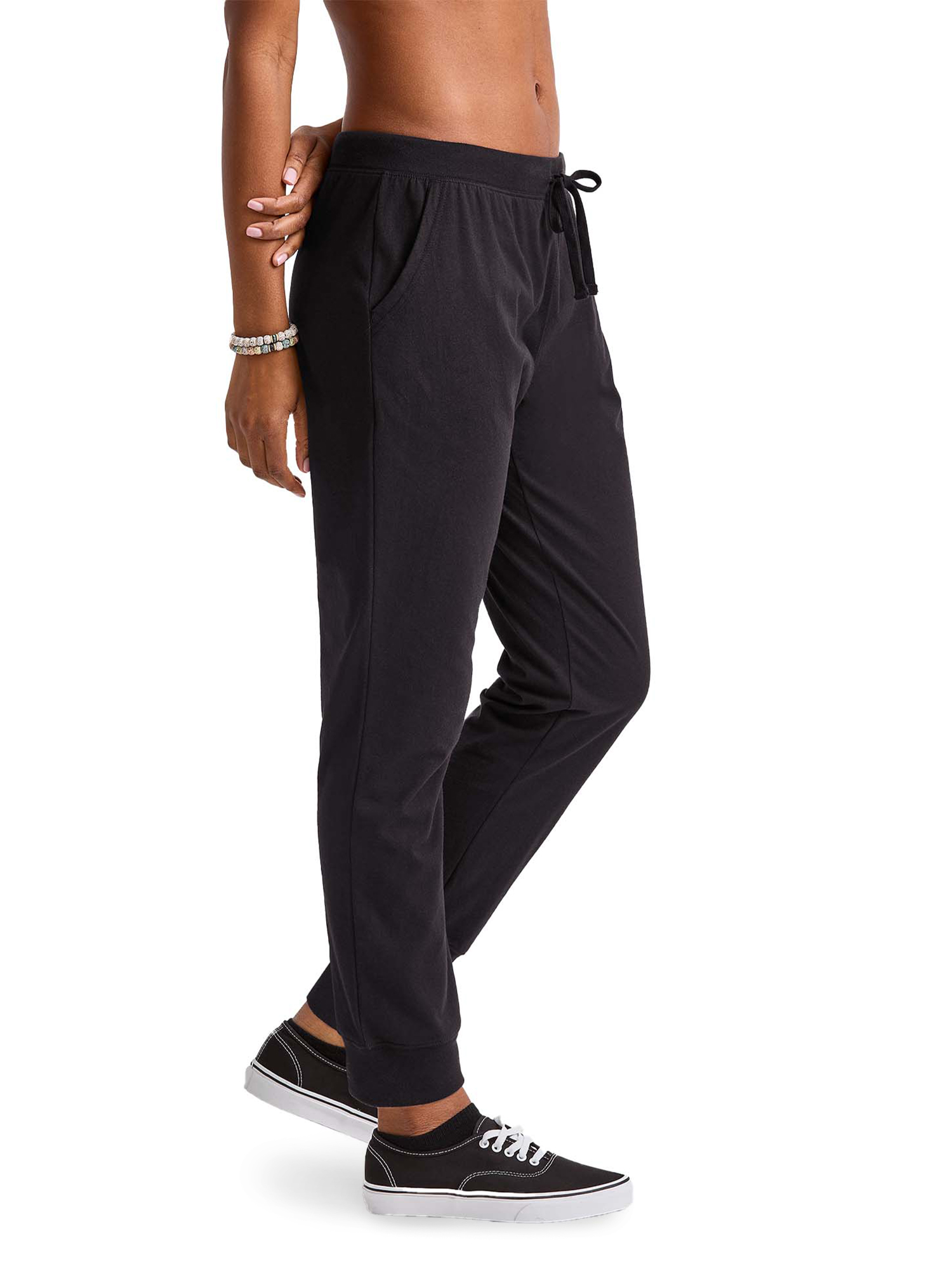 Hanes Women's Originals Cotton Joggers, Jersey Sweatpants for Women, 29  Inseam