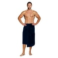 Mens Extra Long 30 Inch Terry Bath Wrap Shower Wrap Towel Wrap 100