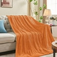 thumbnail image 3 of Fleece Throw Blanket, Cozy Plush Fleece Blanket Throw Size, Flannel Blankets Throw(50"*60",Brown), 3 of 4