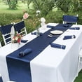 thumbnail image 7 of YMHPRIDE 10 Pack 108" x 12" Navy Blue Satin Table Runners Reversible for Wedding and Party D√É¬©cor, 7 of 7