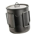 thumbnail image 1 of jinwen Pot en Titane Bouteille de Randonnée Pot à Boire Portable Camping Tasse à Thé Café pour 750 ml, 1 of 9
