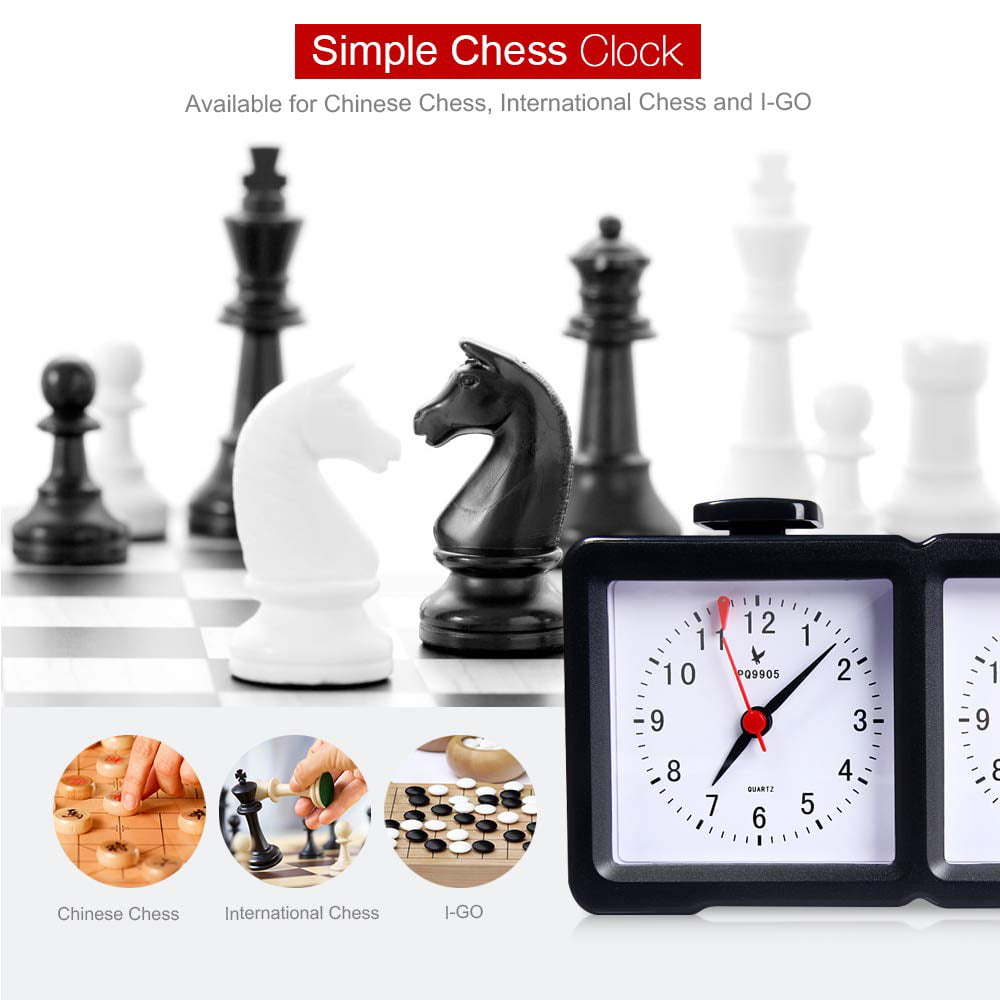 Profession Digital Chess Clock I-Go Count Up Down For Game Competition CI 