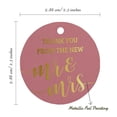 thumbnail image 6 of Inkdotpot Gold Foil Paper Hang Tags Thank You From The New Wedding Favor Tags 50 Pieces, 6 of 6
