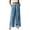 *Blue, variant on Women's High Waisted Wide Leg Pants , Pleated Palazzo Pants For Women , Ladies' Casual Flowy Dress Trousers with Pockets and a Belt,White,S-2XL