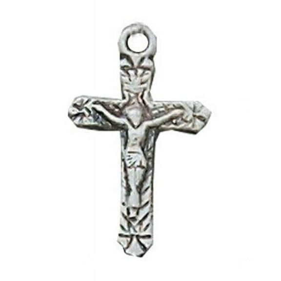 McVan L66 0.64 x 0.37 x 0.6 in. Sterling Silver Crucifix Pendant