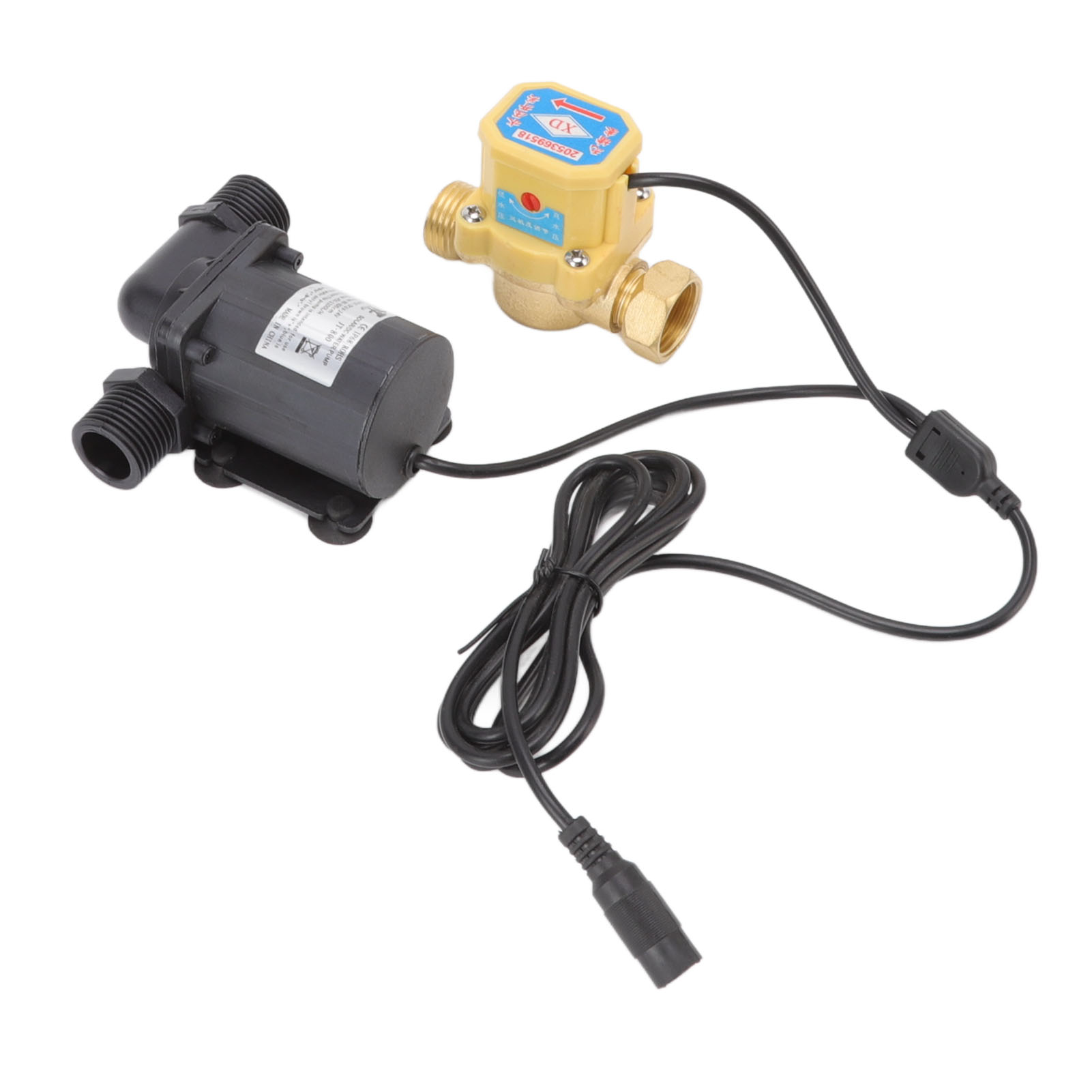 Dc Brushless Pump Quiet Solar Water Heater Booster Pump With Flow Switch 6v 24v G12 Male Thread 6101