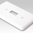 thumbnail image 2 of Placa de pared Amerelle Devon Single Rocker Steel White, 2 of 3