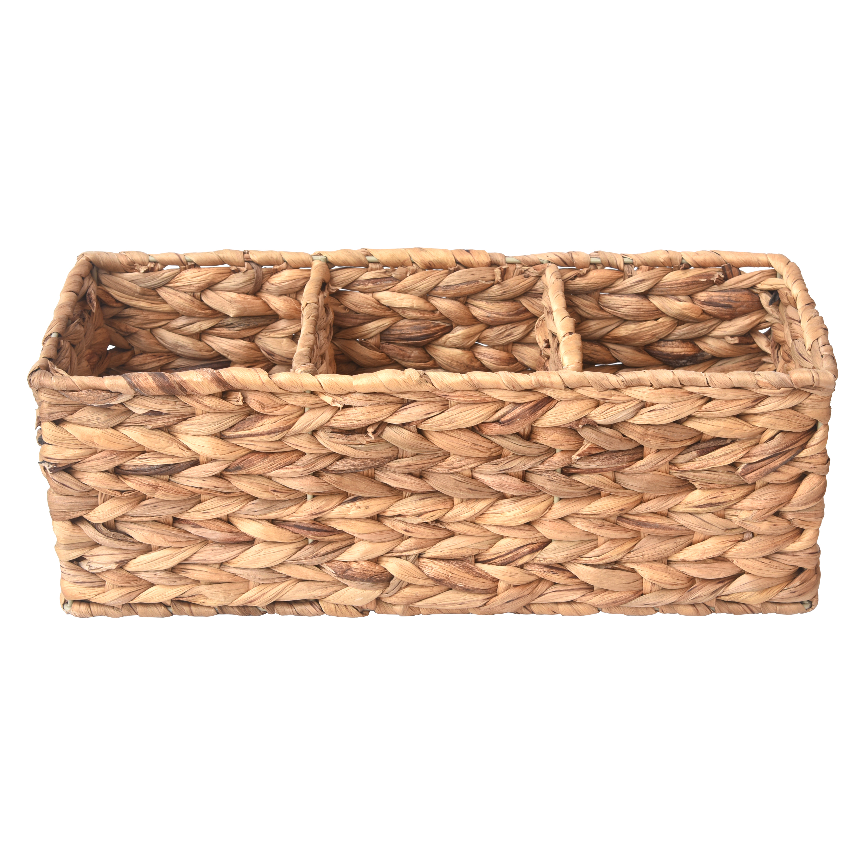 Better Homes & Gardens Woven Water Hyacinth Tank Basket, Natural - image 4 of 6